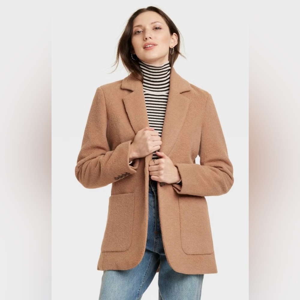 Universal Thread Relaxed Fit Blazer for Target- Camel- Size Small
